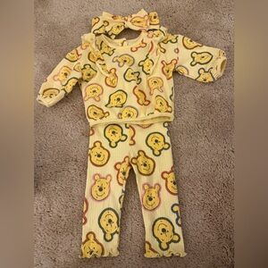 Winnie The Pooh 3 Piece Baby Set 3-6 Months